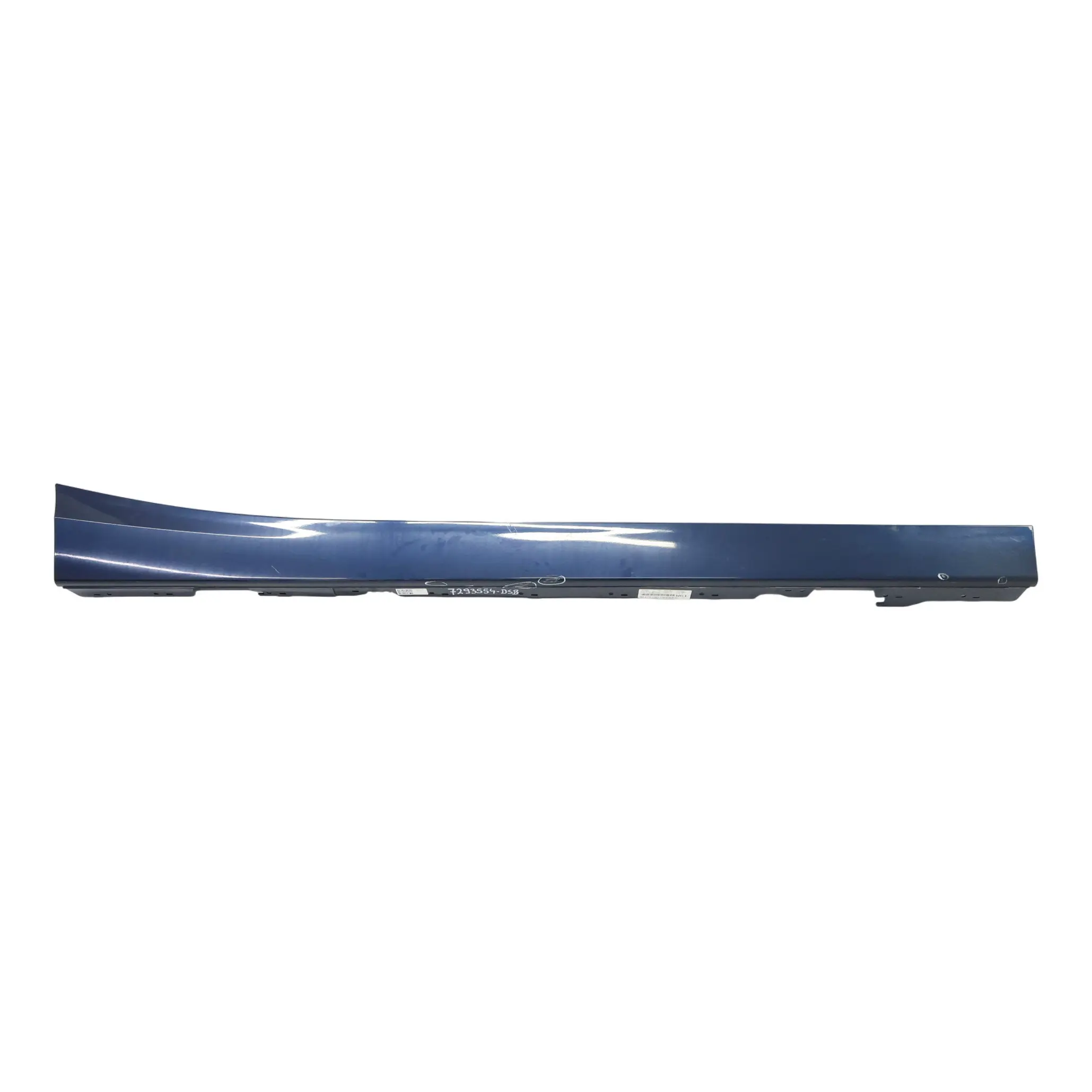 BMW F20 Side Skirt Sill Strip Right O/S Tiefseeblau Deep Sea Blue Metallic A76