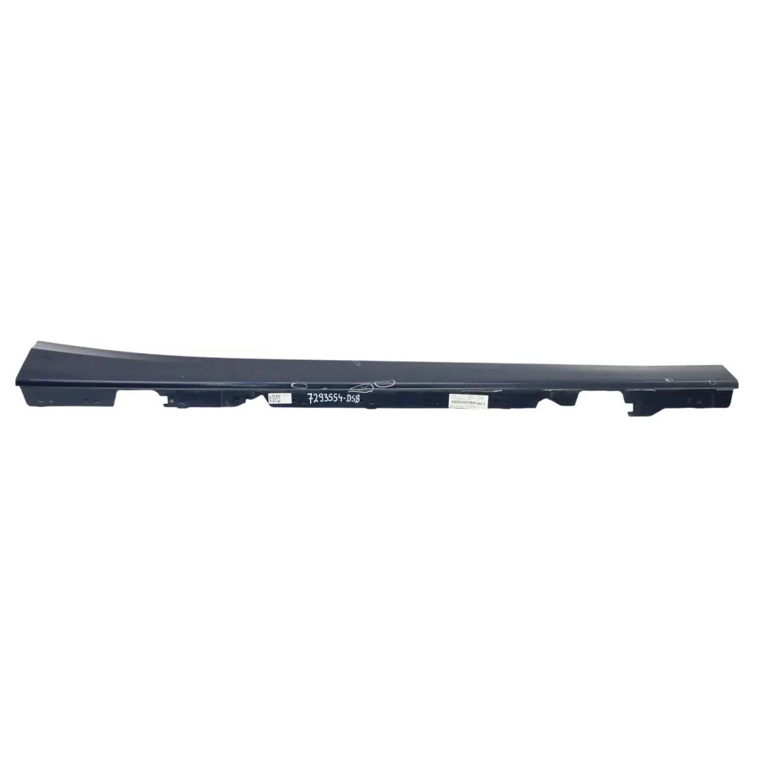 BMW F20 Faldón lateral Sill Strip Derecha Tiefseeblau Metallic - A76