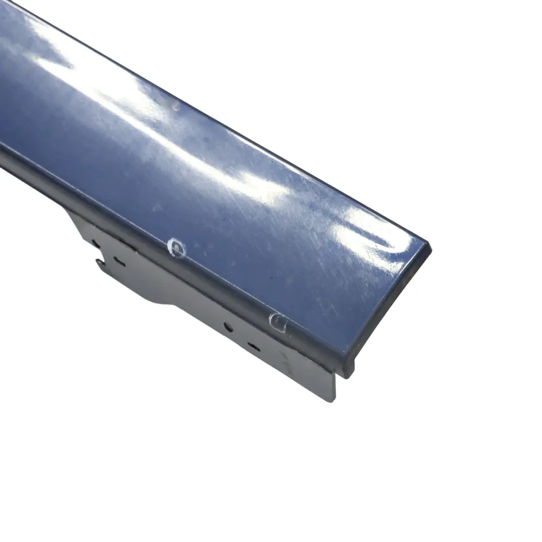 BMW F20 Faldón lateral Sill Strip Derecha Tiefseeblau Metallic - A76