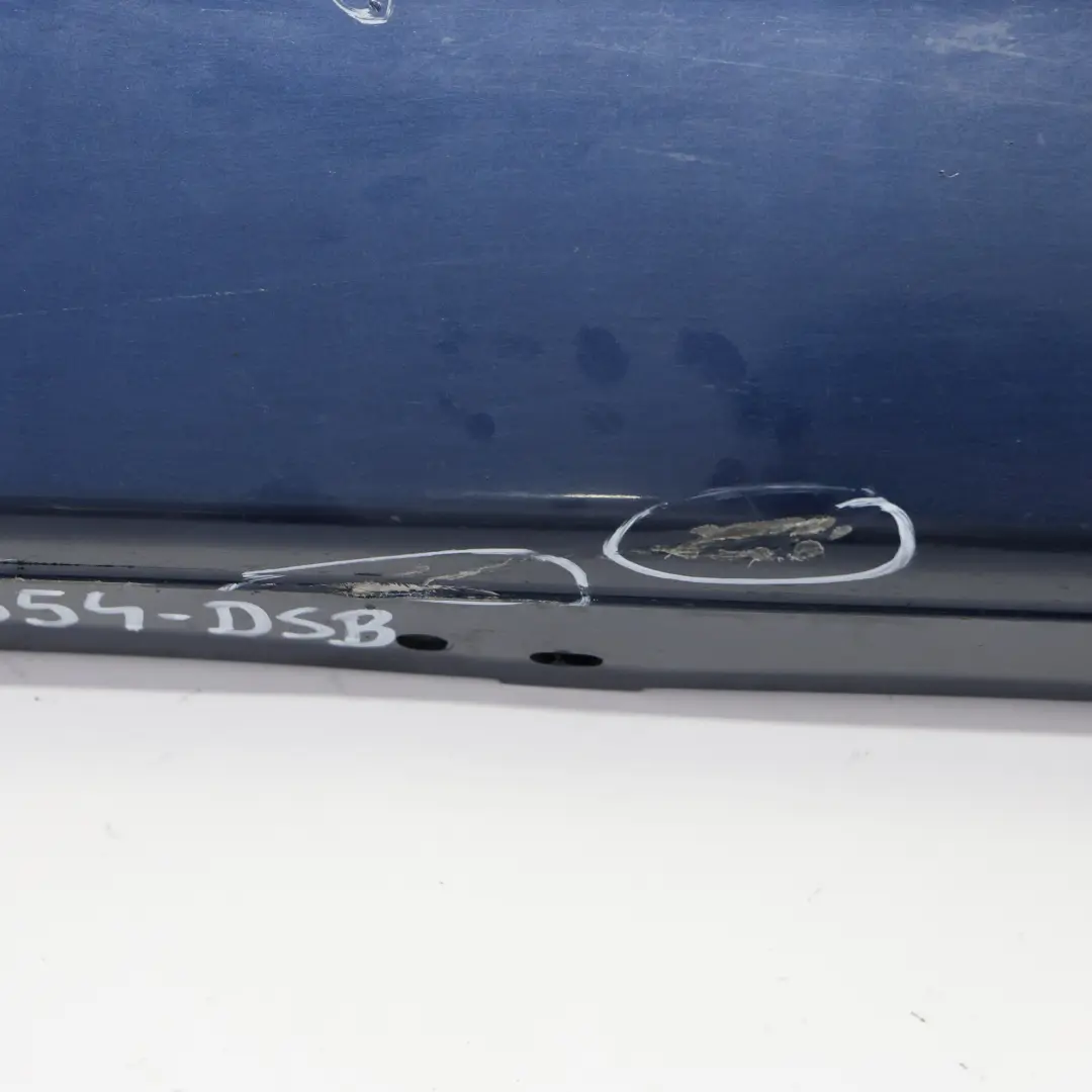 BMW F20 Faldón lateral Sill Strip Derecha Tiefseeblau Metallic - A76