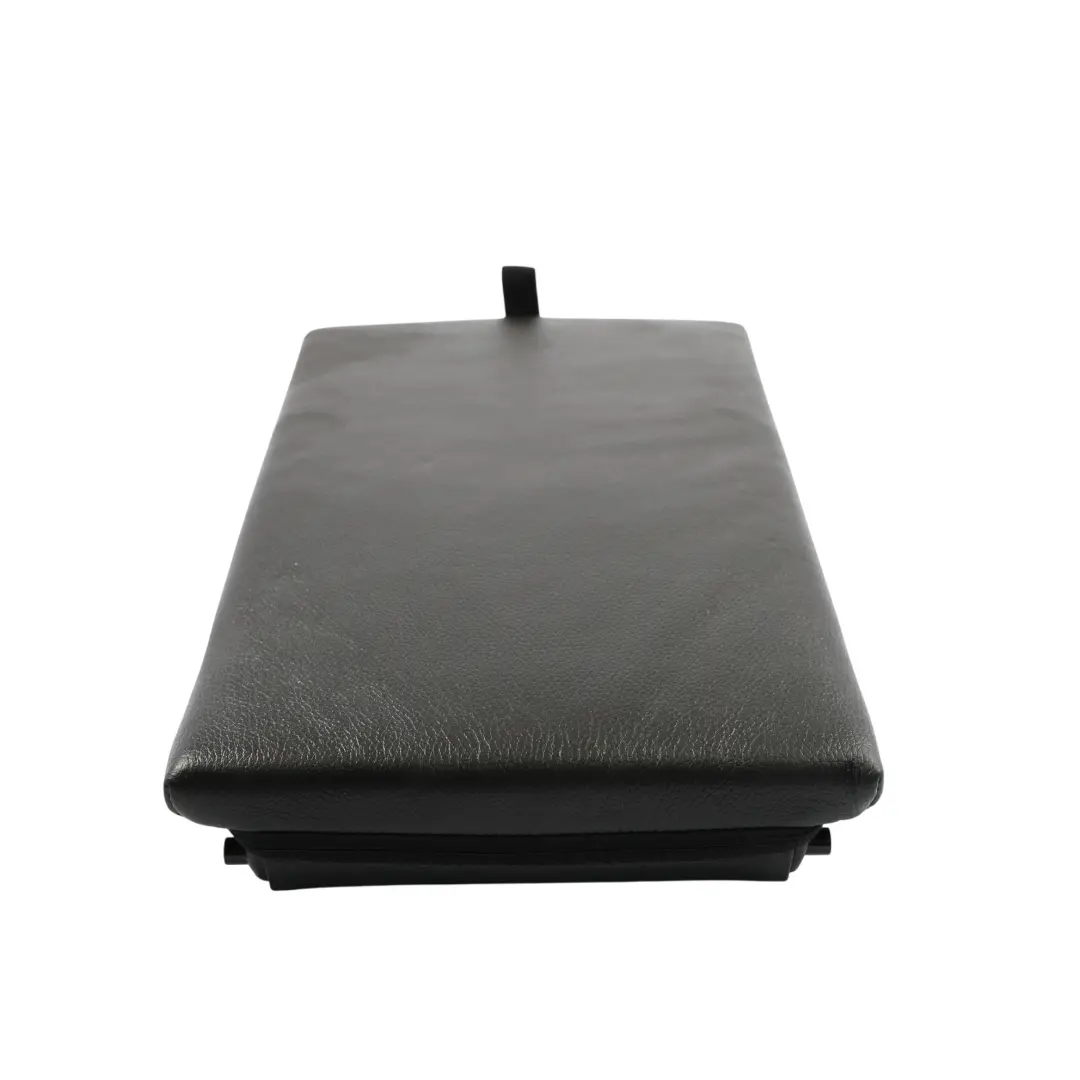 BMW F20 F30 F31 Rücksitz Armlehne Kopfstütze Cup Holder Konsole Schwarz Leder