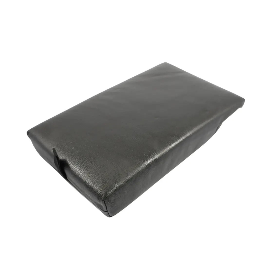 BMW F20 F30 F31 Rücksitz Armlehne Kopfstütze Cup Holder Konsole Schwarz Leder