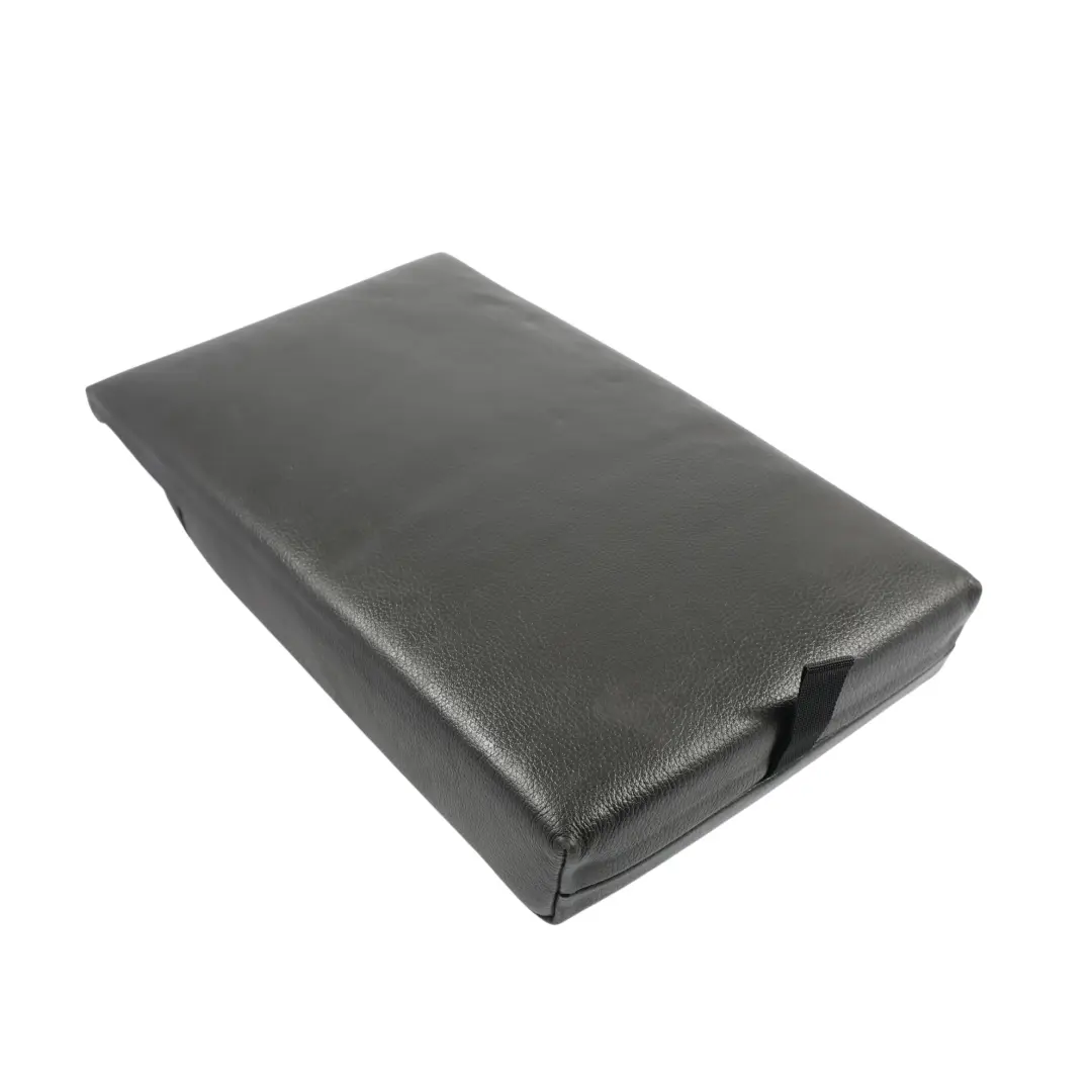 BMW F20 F30 F31 Rücksitz Armlehne Kopfstütze Cup Holder Konsole Schwarz Leder