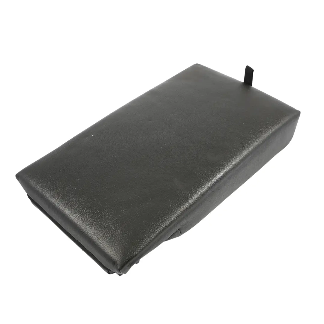 BMW F20 F30 F31 Rücksitz Armlehne Kopfstütze Cup Holder Konsole Schwarz Leder