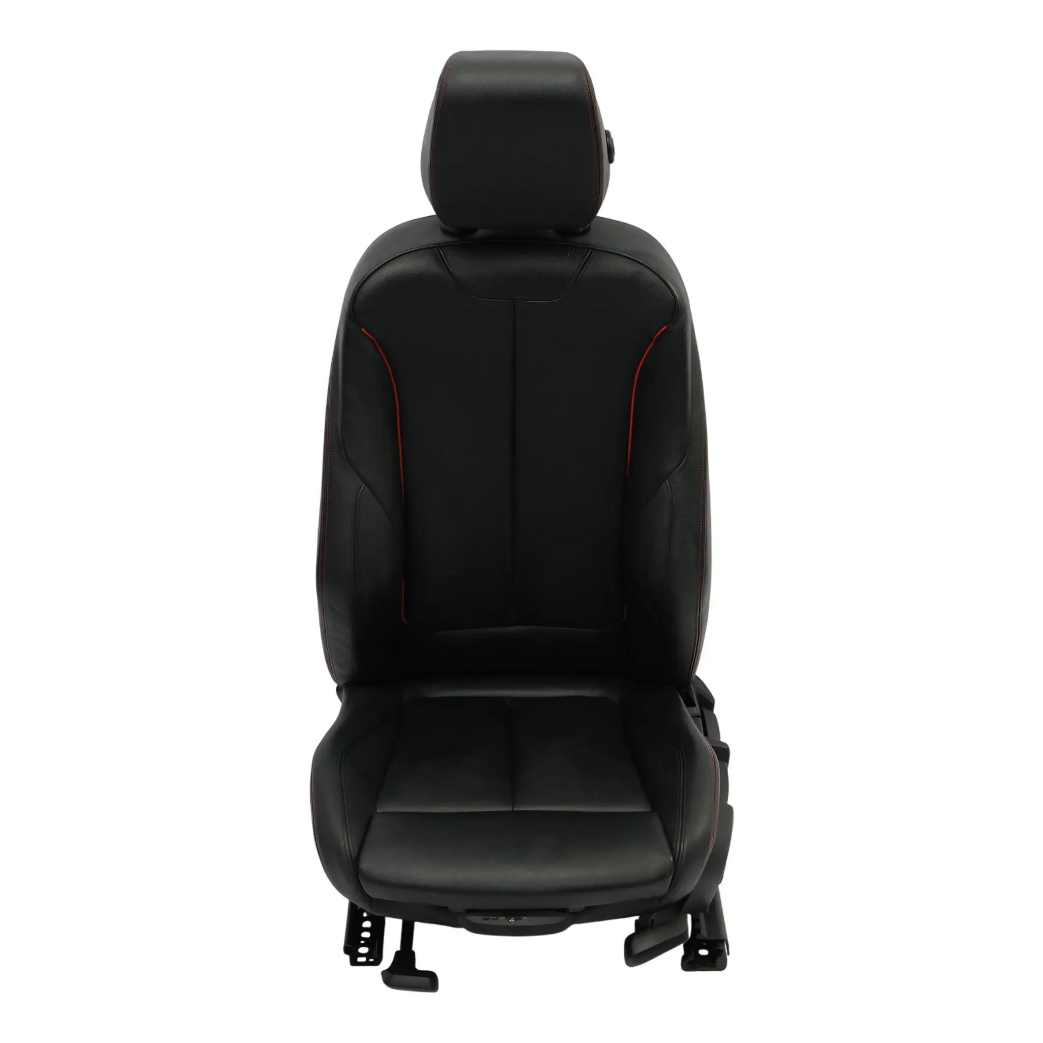 BMW F20 Sport Seat Front Left N/S Heated Leather Dakota Black Accent Red