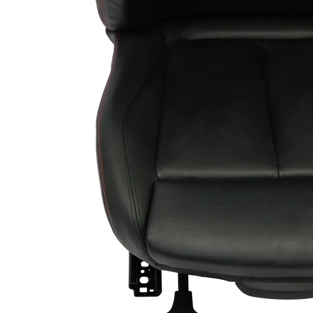 BMW F20 Sport Seat Front Left N/S Heated Leather Dakota Black Accent Red