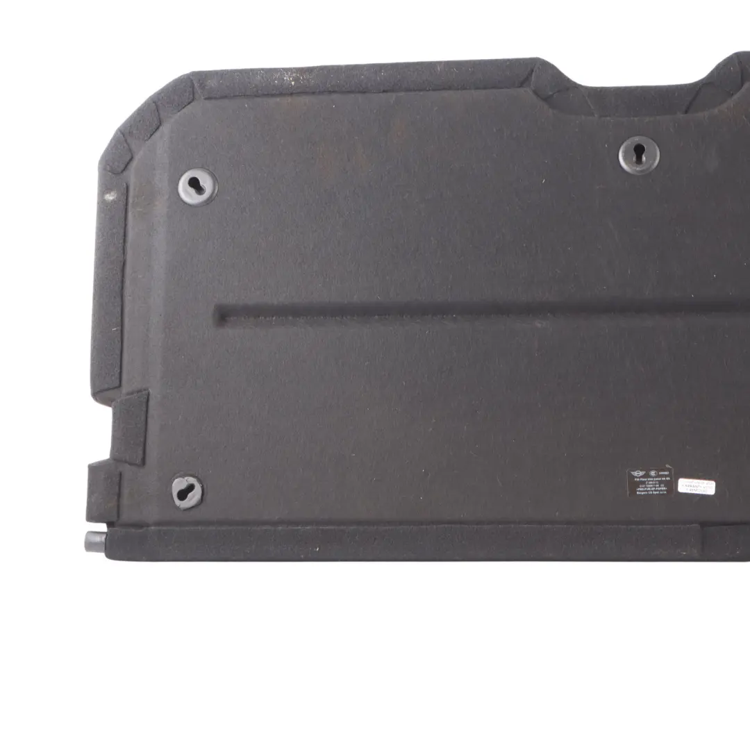 Mini F56 Touring Luggage Compartment Trunk Floor Carpet Black 7298611