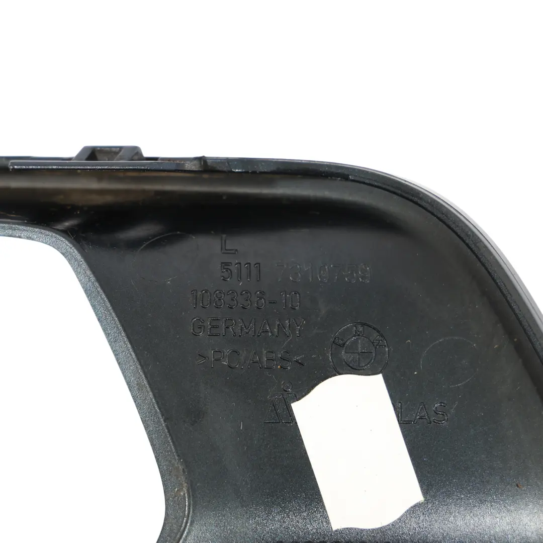 BMW F20 Air Inlet Duct Trim Left N/S Midnight Blue Metallic - B38 7310829