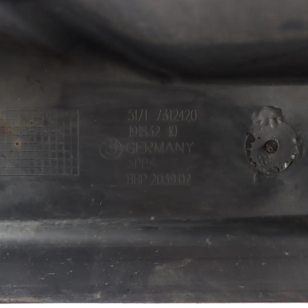BMW X1 E84 Wheel Arch Front Right O/S Housing Cover Rear Section 7312420