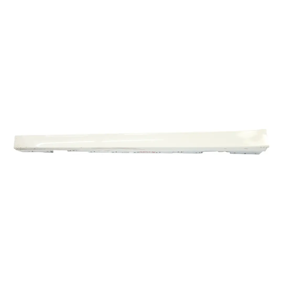 BMW F30 F31 Sill Strip Side Skirt Cover Left N/S Alpinweiss Alpine White - 300