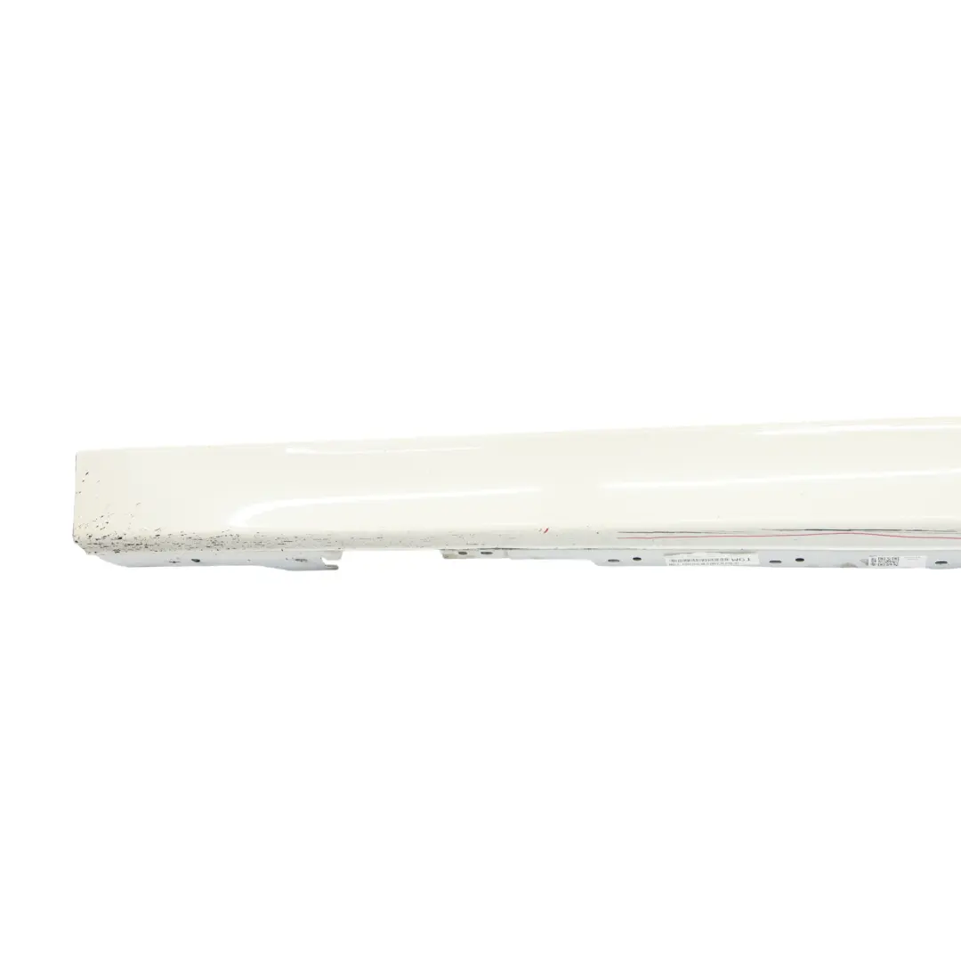 BMW F30 F31 Sill Strip Side Skirt Cover Left N/S Alpinweiss Alpine White - 300