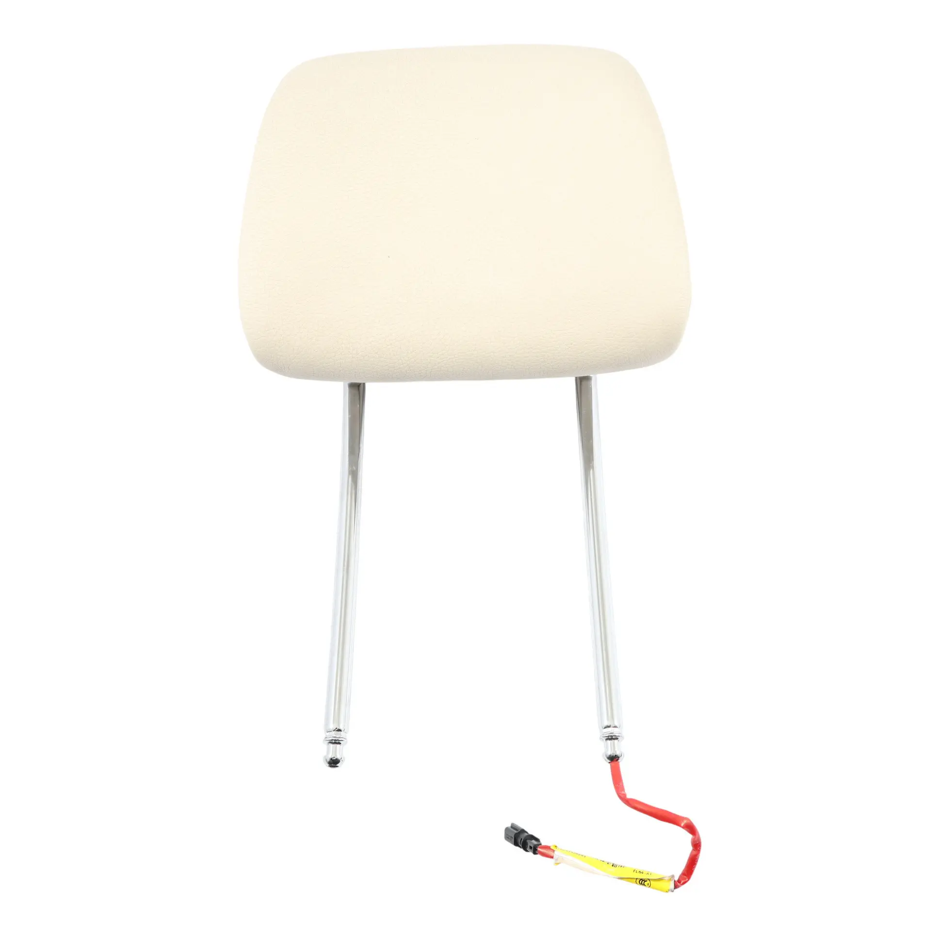 BMW F01 F02 Seat Headrest Electric Front Leather Ivory White 7319112