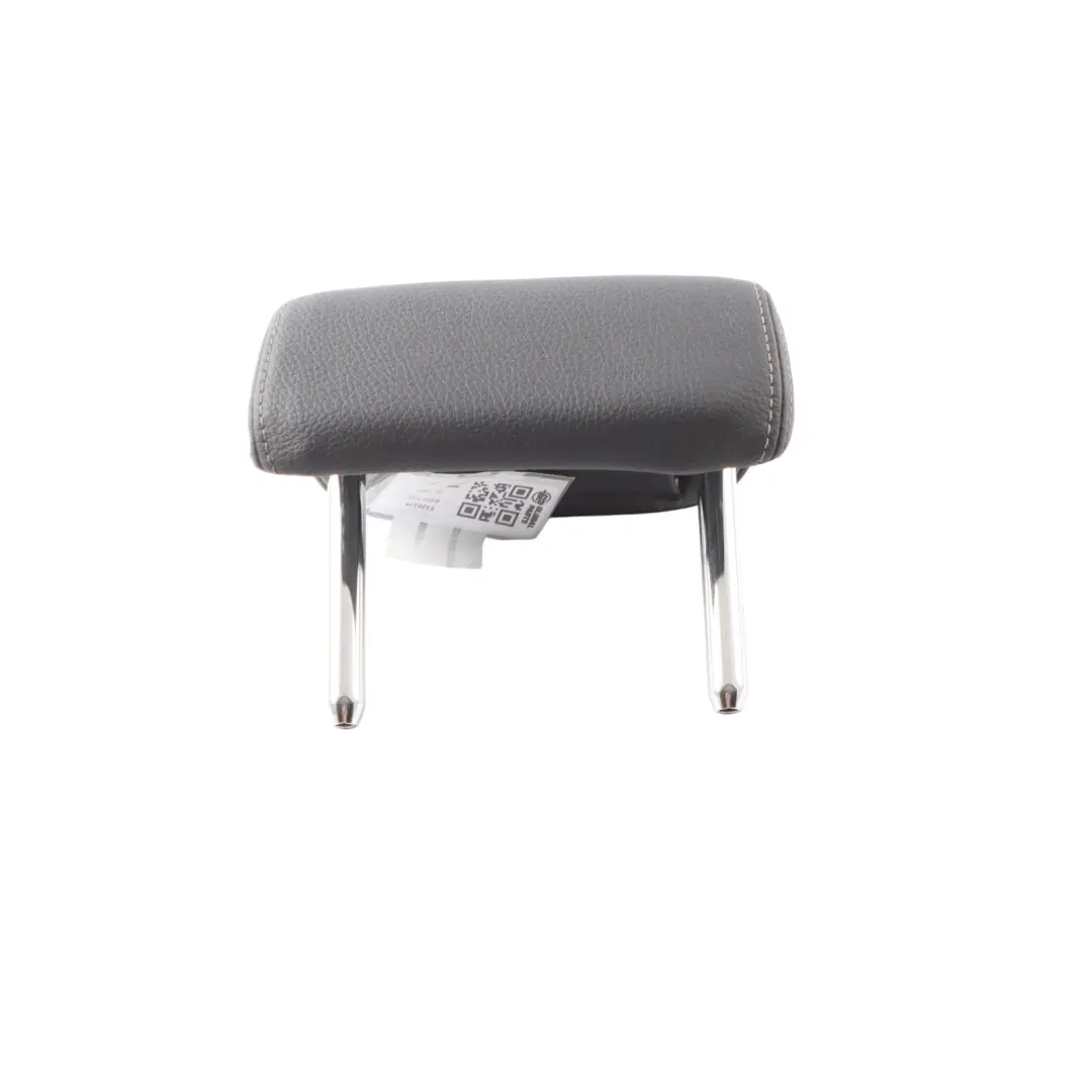 Seat Head Rest BMW F30 F31 Rear Headrest Center Leather Black 7320239