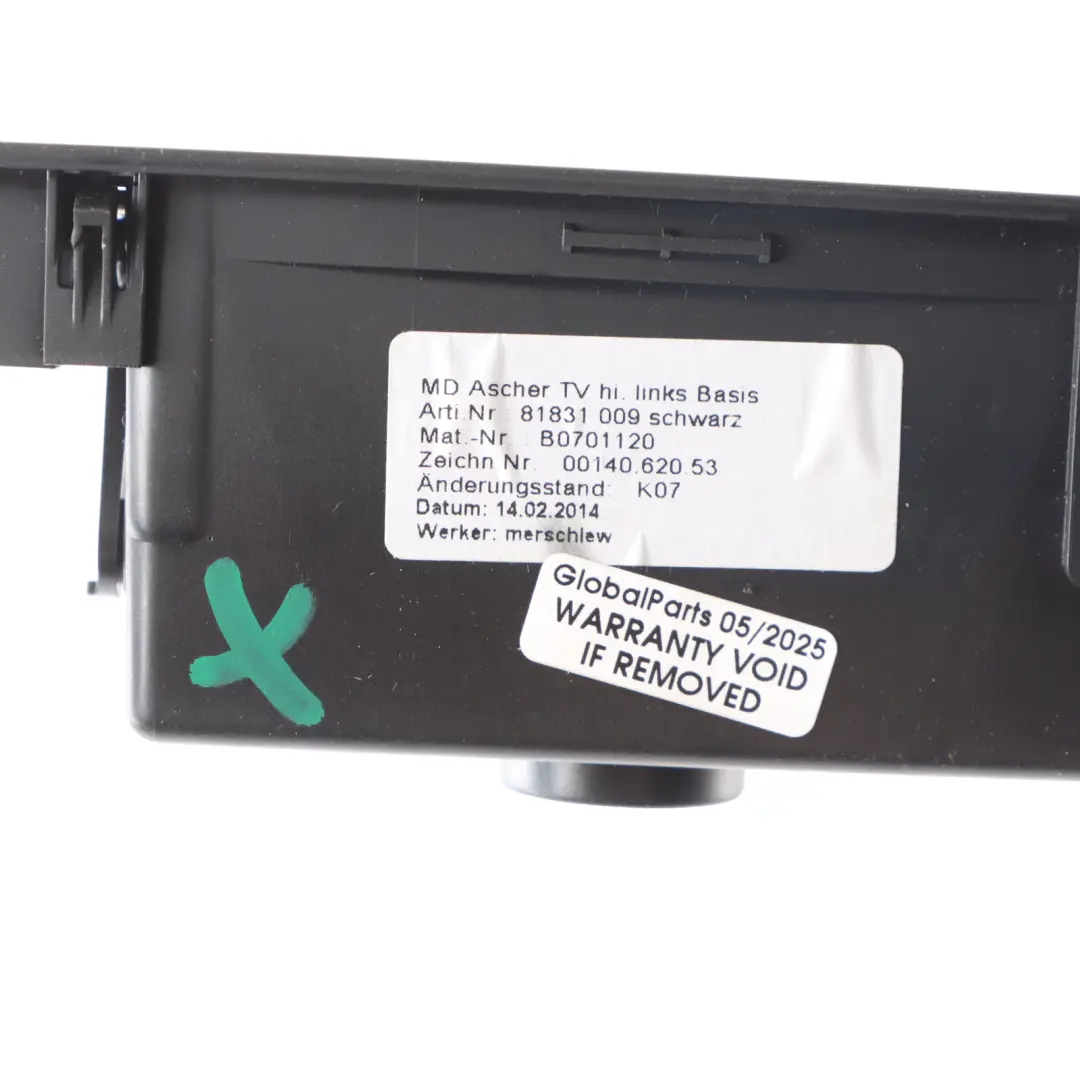 Door Card Trim BMW F01 F02 LCI Ashtray Panel Black Rear Left N/S 7322869