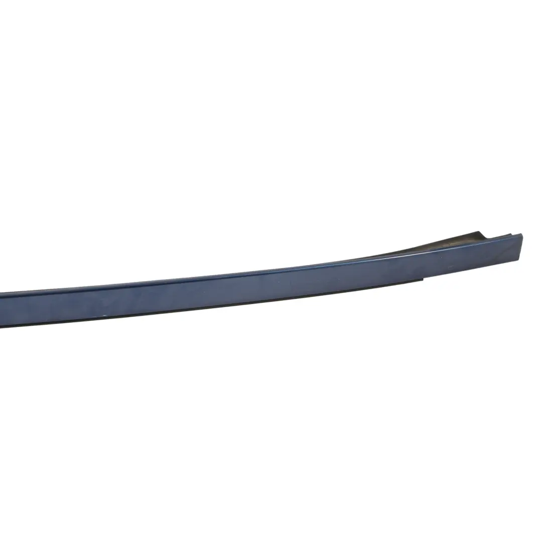 BMW F11 Touring Windscreen Strip Right O/S Moulding Trim Tiefseeblau Blue - A76 