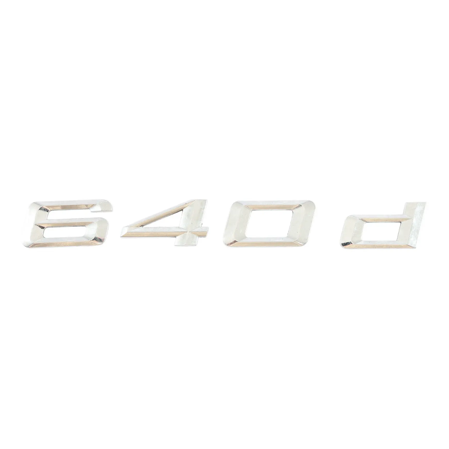 Lettering BMW F06 F12 F13 640d Rear Boot Trunk Lid Adhered Emblem Logo Badge