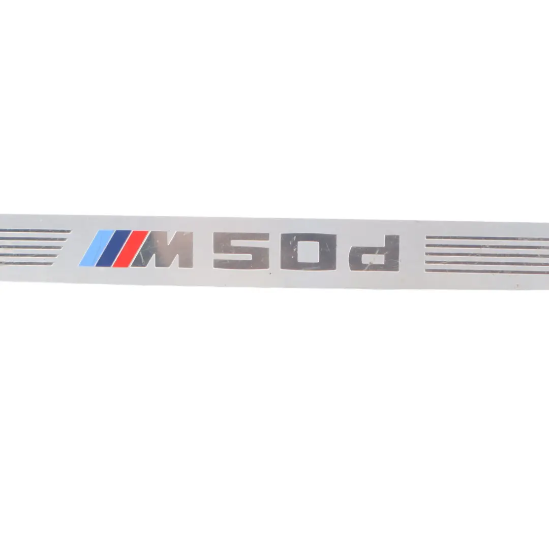 BMW X5 F15 M50d Front Rear Door Entrance Sill Panel Cover Trim Plate SET 7370423