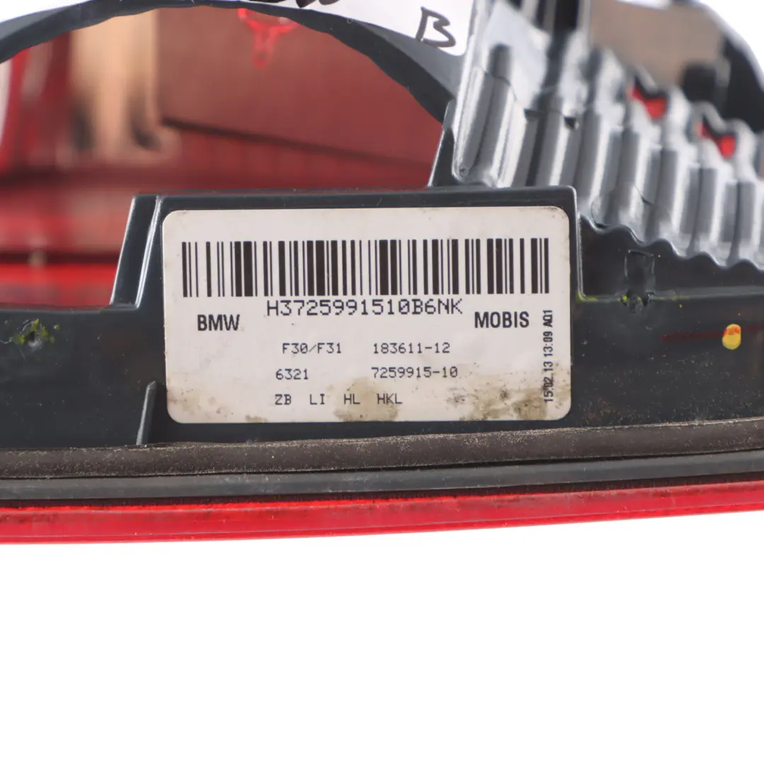 Lamp BMW F30 F80 M3 Saloon Light In Trunk Lid Boot Left N/S Rear - SKU 7372793-2 - Part number 7372793