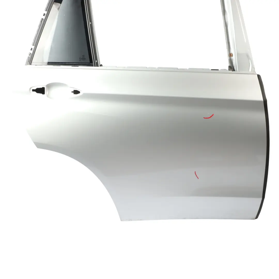 BMW X5 F15 Door Rear Right O/S Glacier Silber Silver Metallic - A83 