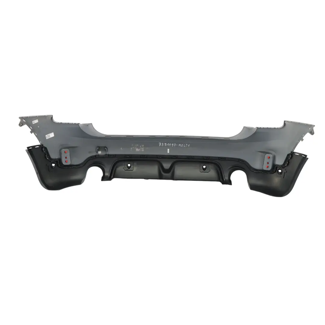 Mini F60 Countryman Rear Bumper Complete Trim Panel PDC Melting Silver - C2K 