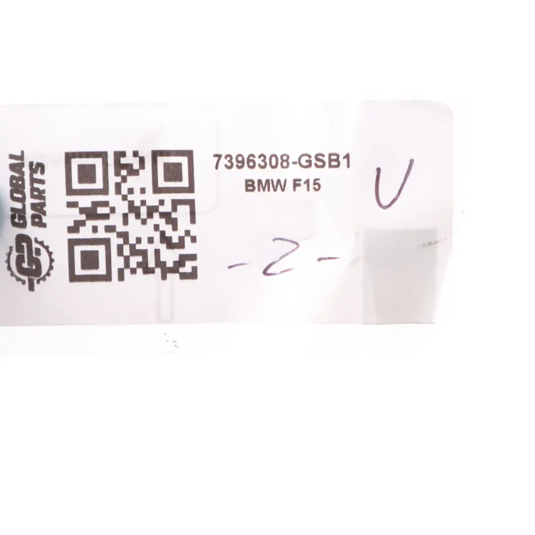 BMW X5 F15 Rear Door Handle Grab Outside Right O/S Glacier Silber A83 7396308