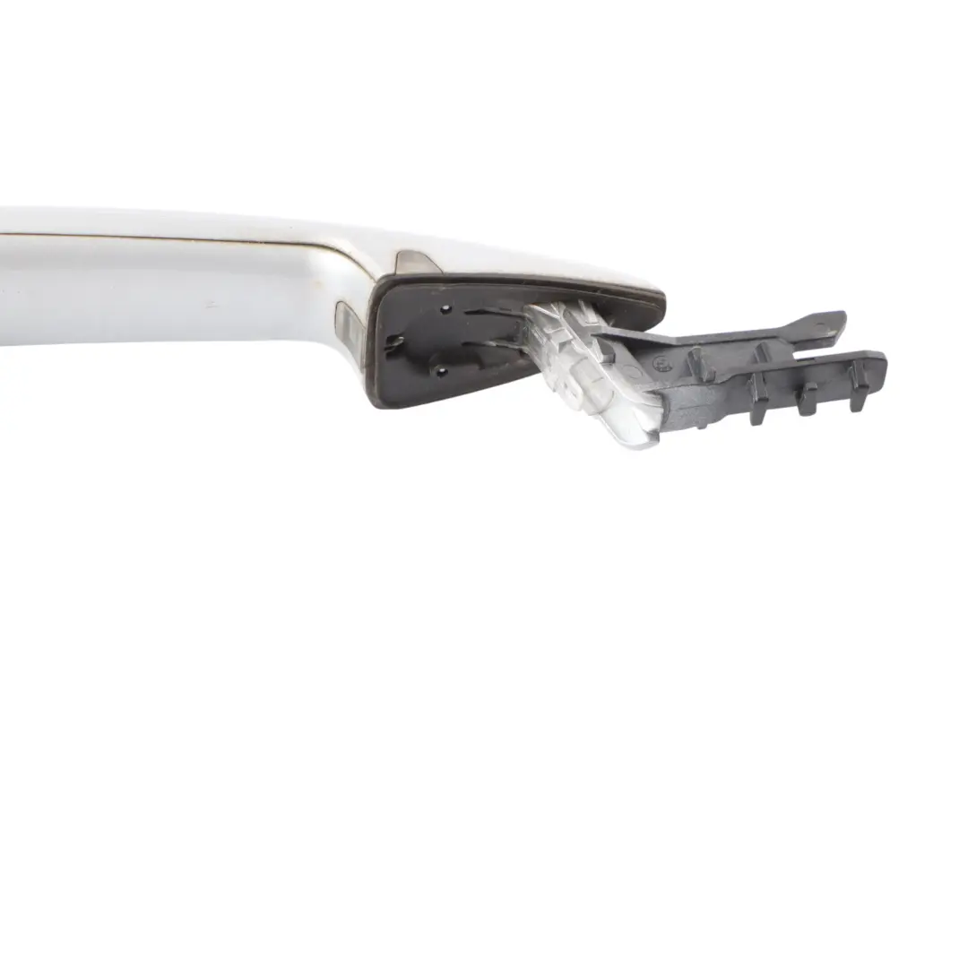 BMW X5 F15 Rear Door Handle Grab Outside Right O/S Glacier Silber A83 7396308