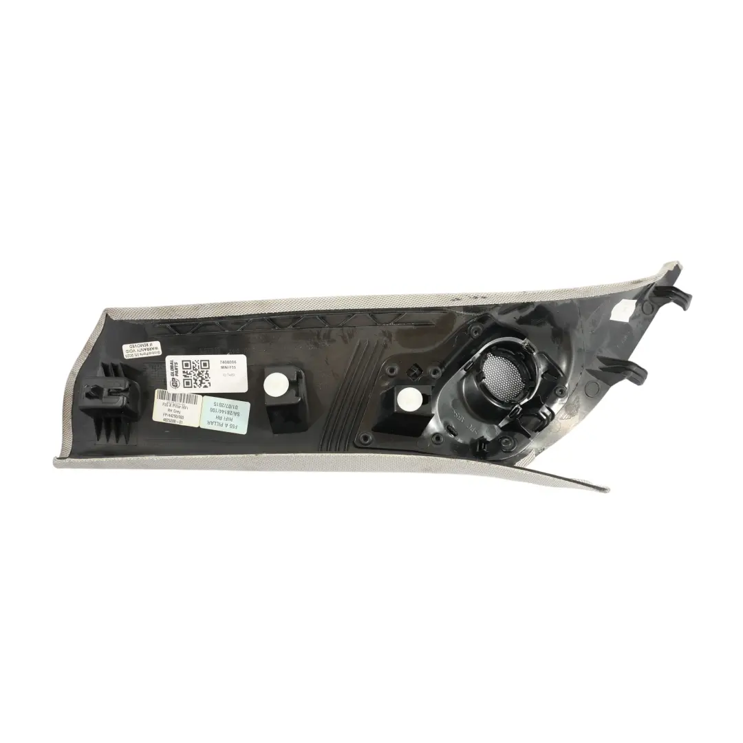 Mini Cooper One F55 Cover Column A Right O/S Trim Satellite Grey 7314304 