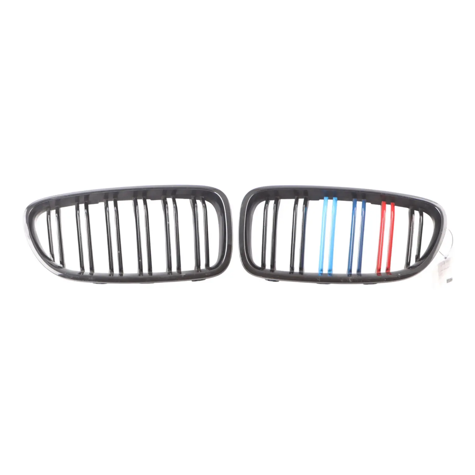 BMW F10 LCI Front Bumper Grille Frame Left Right N/O/S Chrome 7412323 7412324