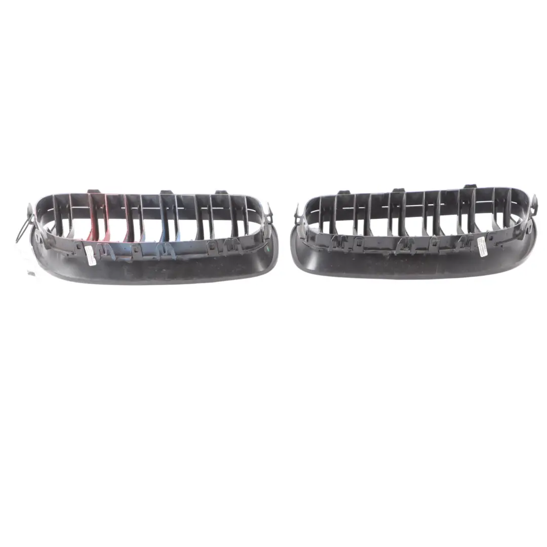 BMW F10 LCI Front Bumper Grille Frame Left Right N/O/S Chrome 7412323 7412324