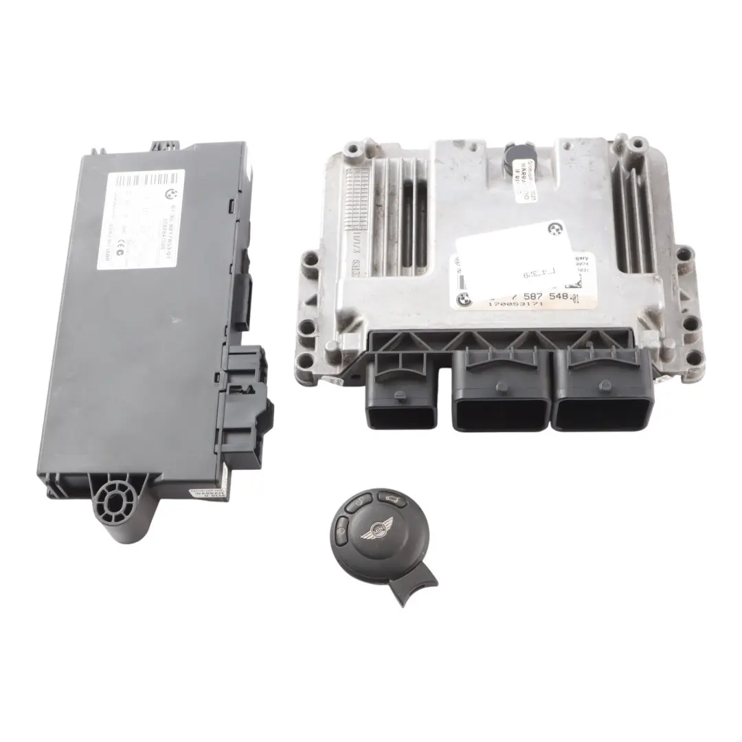 Mini Cooper S R55 R56 N14 1.6 174HP ECU Kit DME 7587548 CAS 3 Cle Manual
