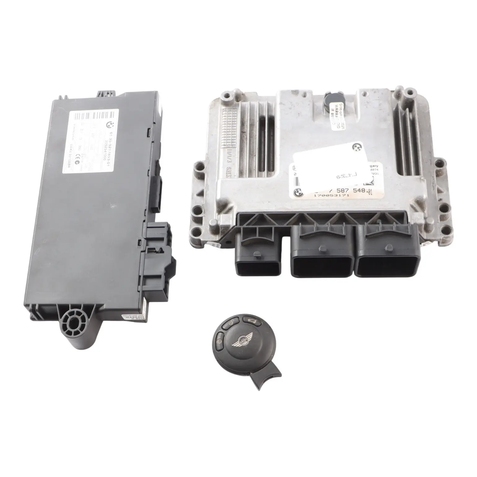 Mini Cooper S R55 R56 N14 1.6 174HP ECU Kit DME 7587548 CAS 3 Llave Manual