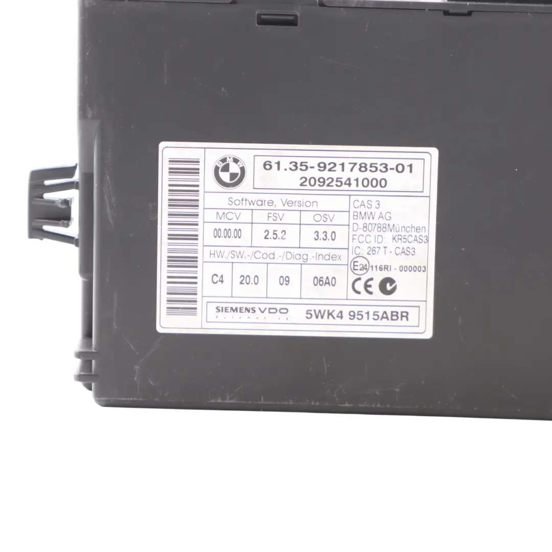 Mini Cooper S R55 R56 N14 1.6 174HP ECU Kit DME 7587548 CAS 3 Cle Manual