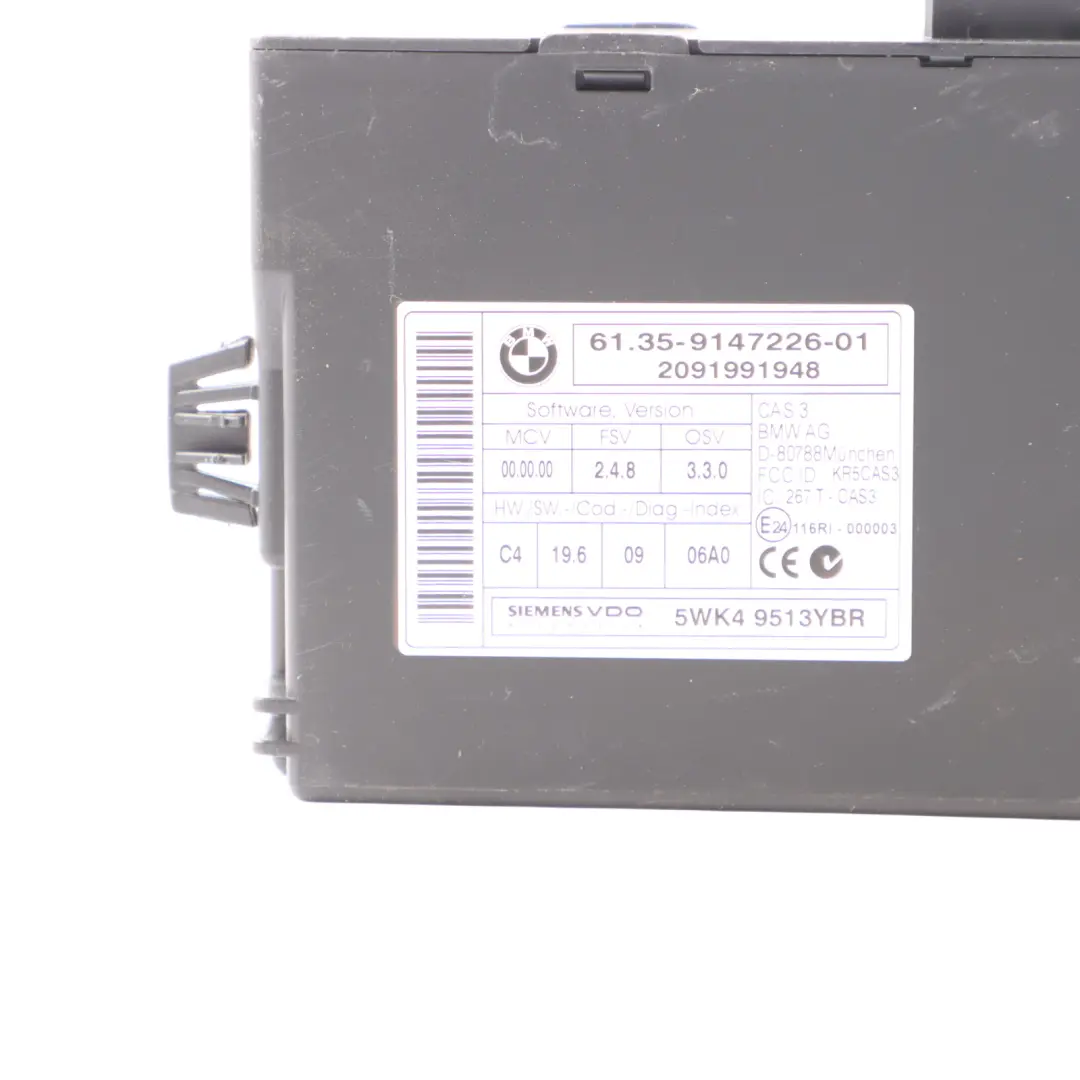BMW E81 E87 LCI E90 N43 120i 320i 1.6 Petrol ECU Kit DME 7595179 CAS3 Key