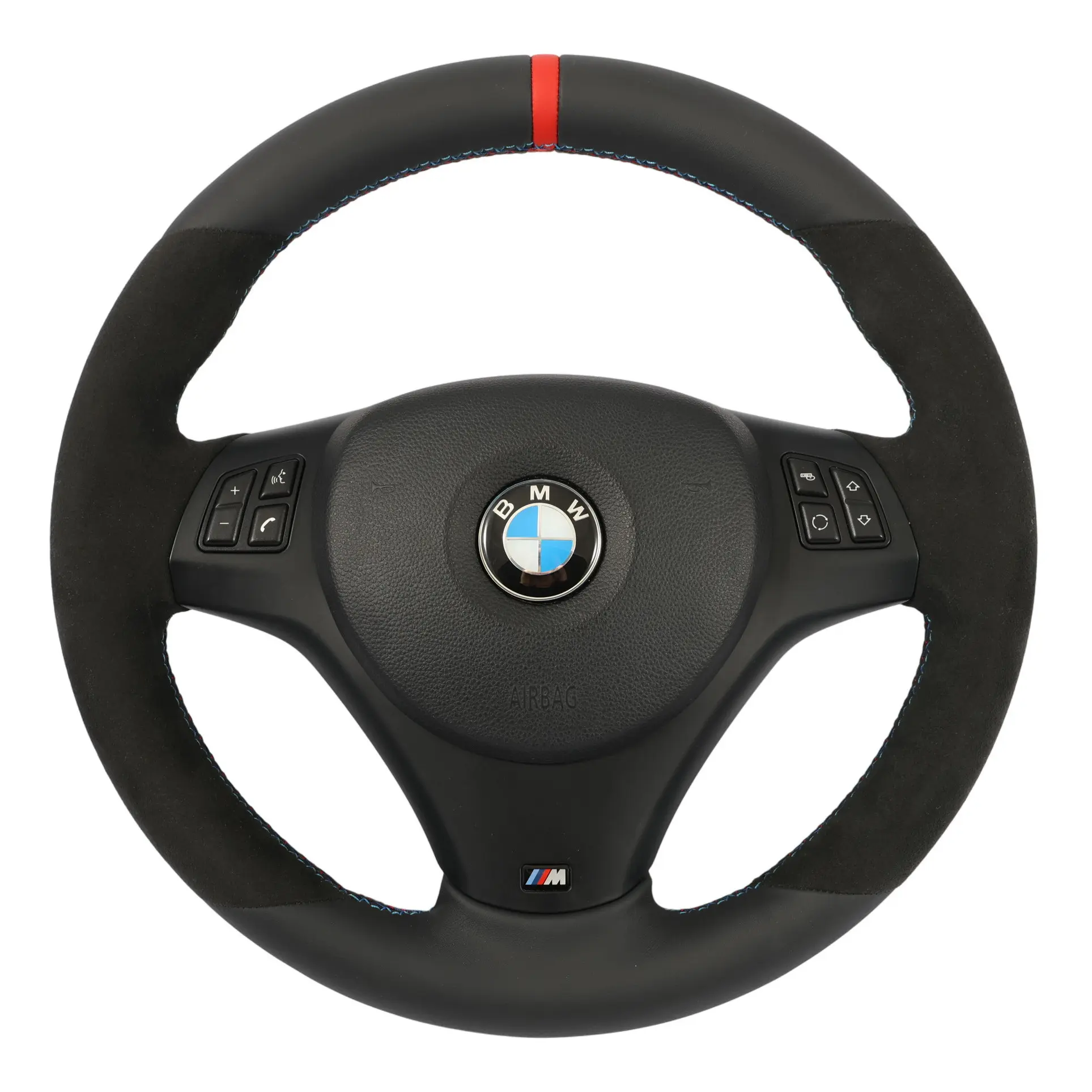 BMW E81 E82 E87 E88 E90 E91 E92 E93 NEUF Cuir / Alcantara M Sport Volant Airbag