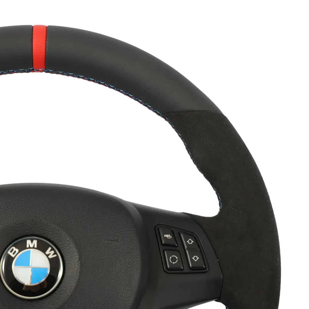 BMW E81 E82 E87 E88 E90 E91 E92 E93 NEUF Cuir / Alcantara M Sport Volant Airbag