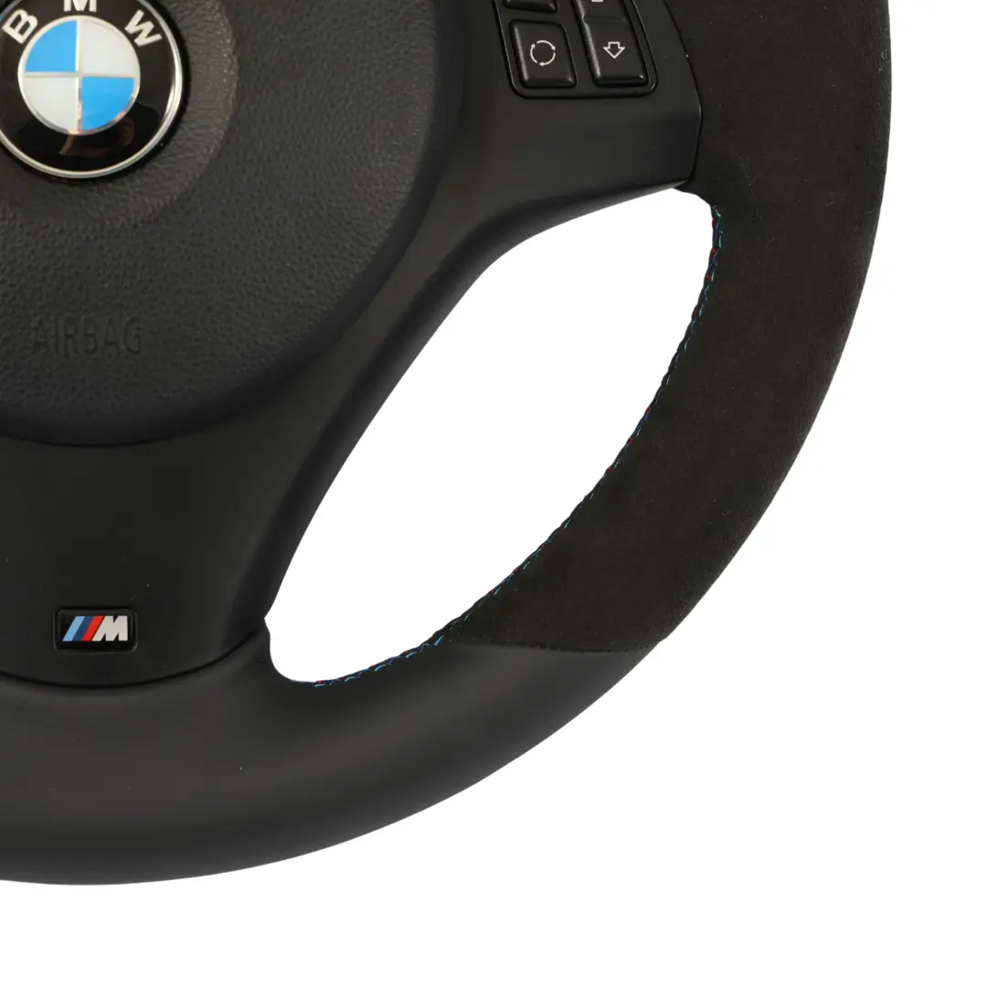 BMW E81 E82 E87 E88 E90 E91 E92 E93 NEUF Cuir / Alcantara M Sport Volant Airbag