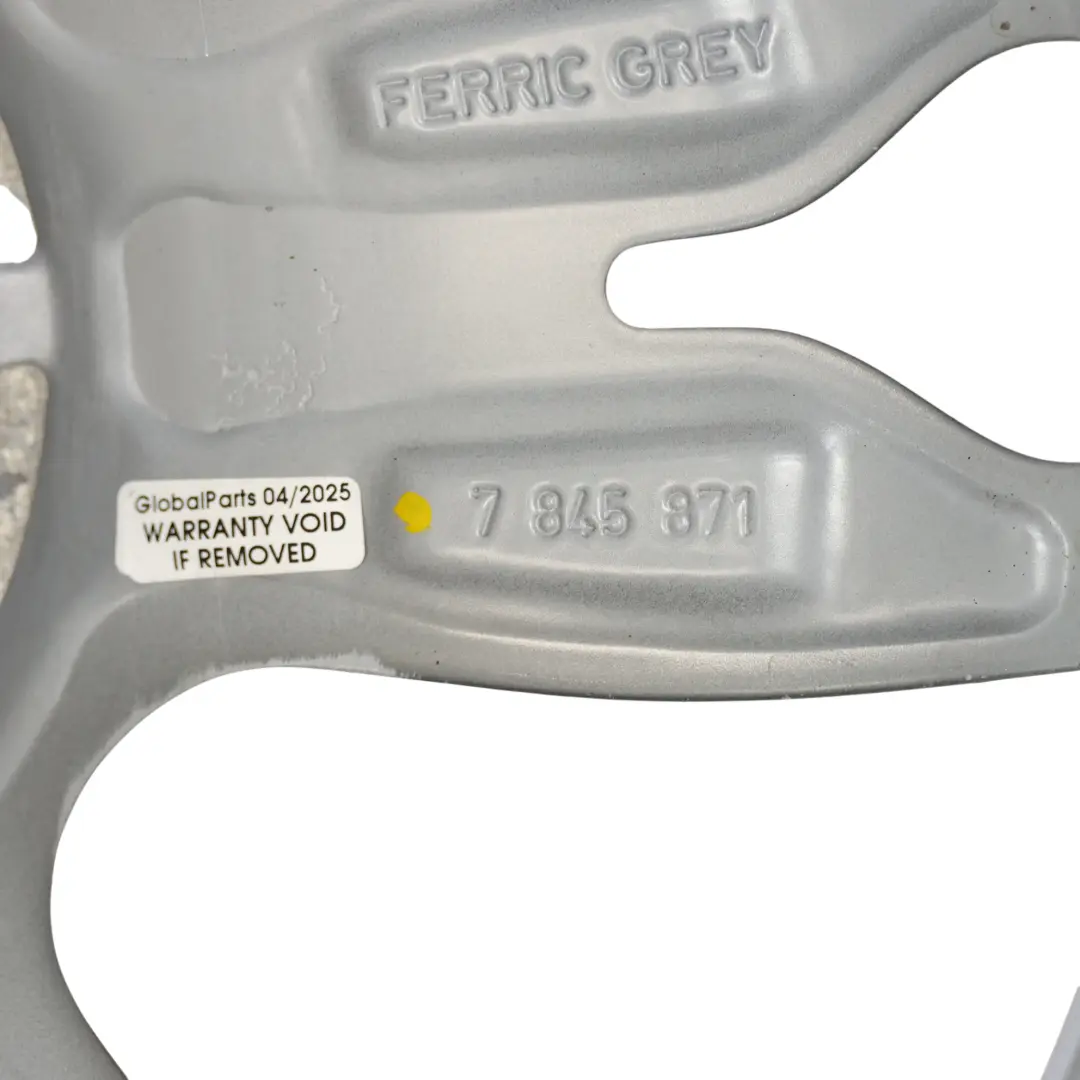 BMW F20 F21 F22 F23 Jante En Alliage Gris Fer 18" M Doubles Rayons 436 ET:52 8J