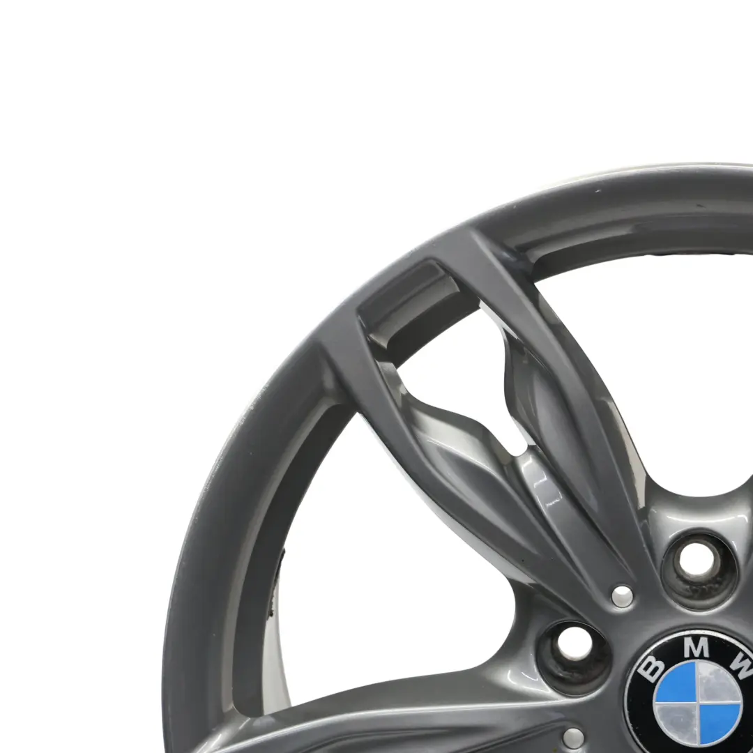 BMW F20 F21 F22 F23 Jante En Alliage Gris Fer 18" M Doubles Rayons 436 ET:52 8J