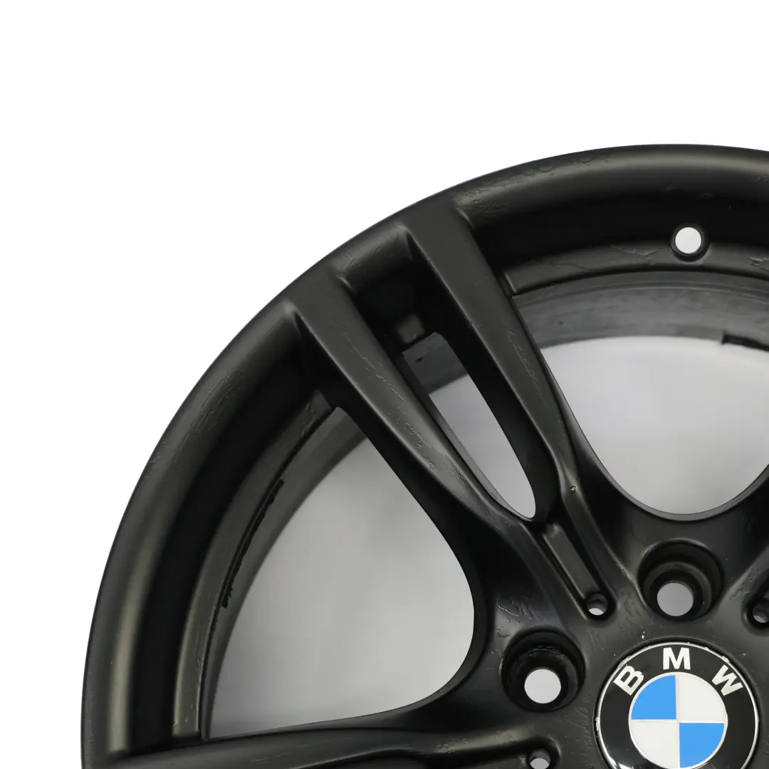 BMW F30 F31 F32 F33 Black Wheel Alloy Rim 18" M Star Spoke 400 8J ET:34 7845880