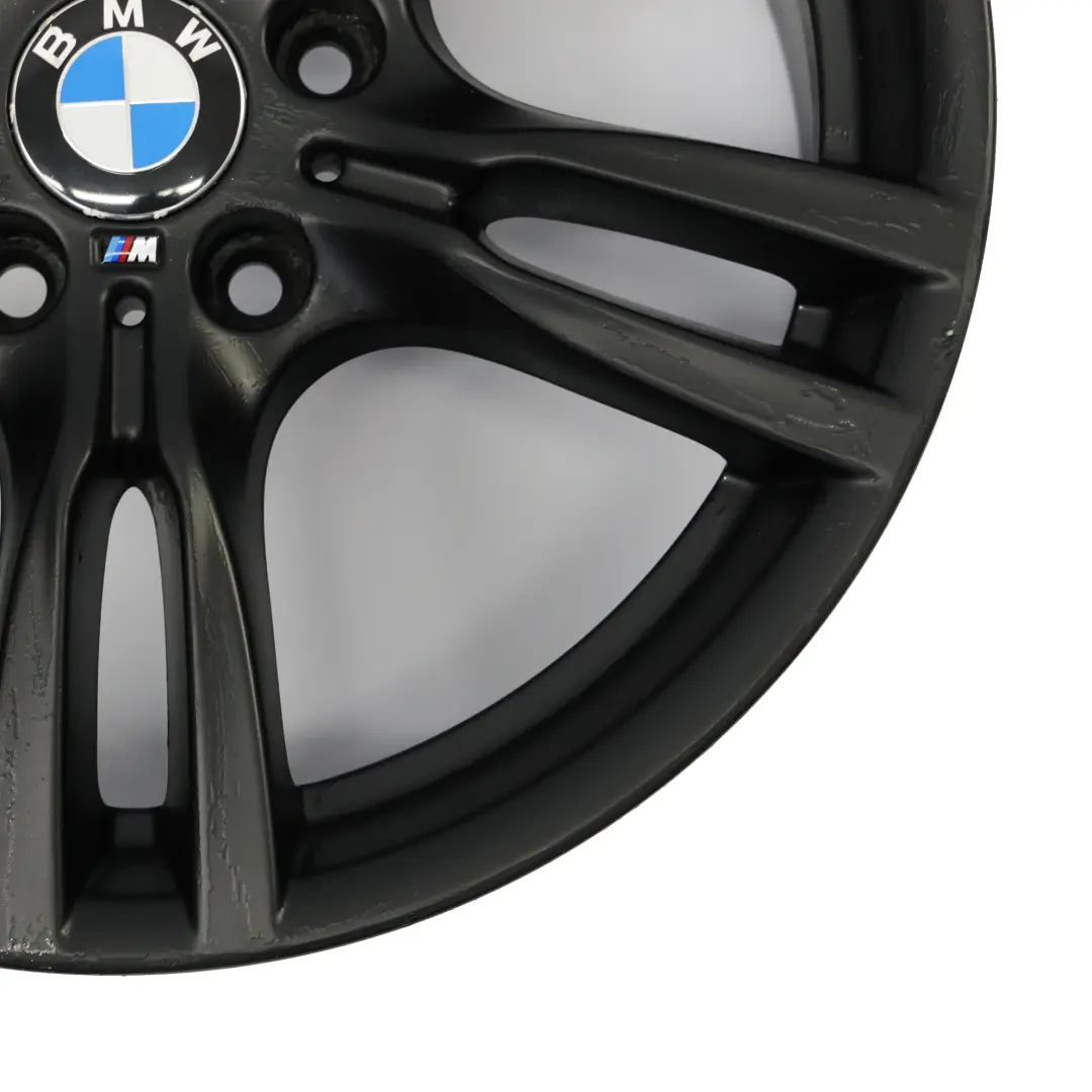 BMW F30 F31 F32 F33 Black Wheel Alloy Rim 18" M Star Spoke 400 8J ET:34 7845880