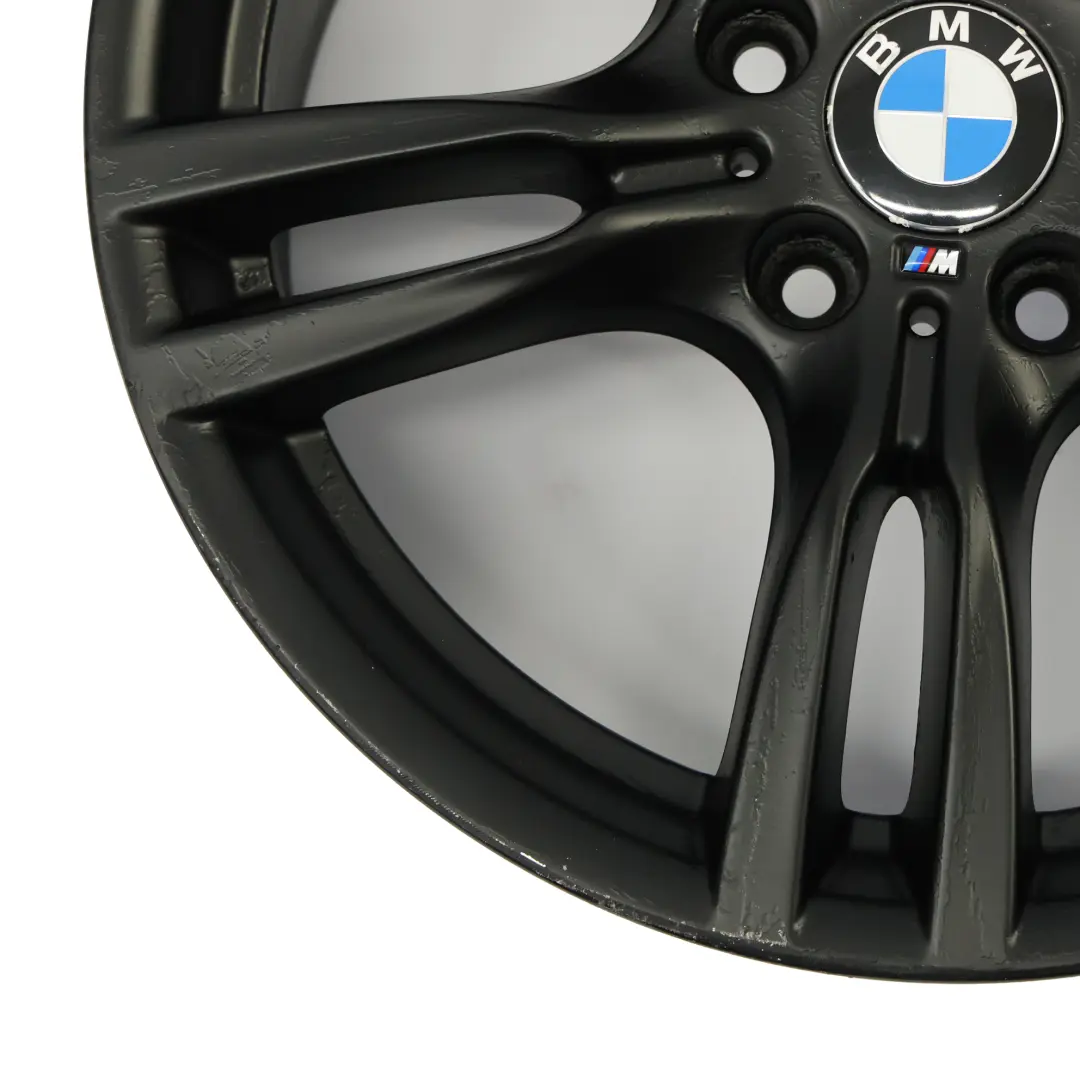 BMW F30 F31 F32 F33 Black Wheel Alloy Rim 18" M Star Spoke 400 8J ET:34 7845880
