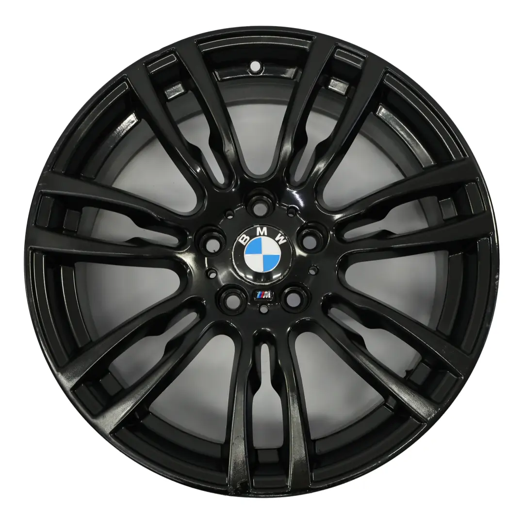 BMW F30 F31 F32 Black Alloy Wheel Rim 19" 8J ET:36 M Star Spoke 403 7845882