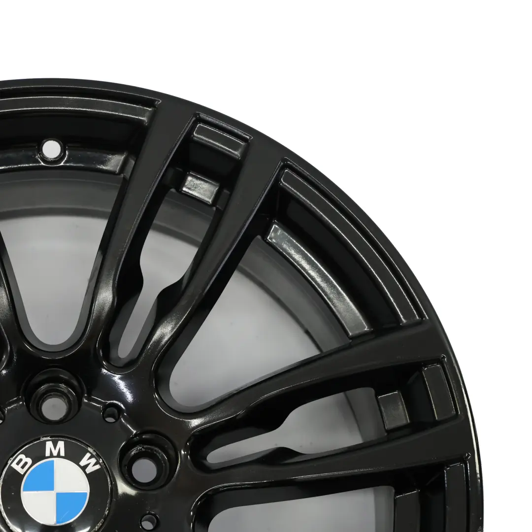 BMW F30 F31 F32 Black Alloy Wheel Rim 19" 8J ET:36 M Star Spoke 403 7845882