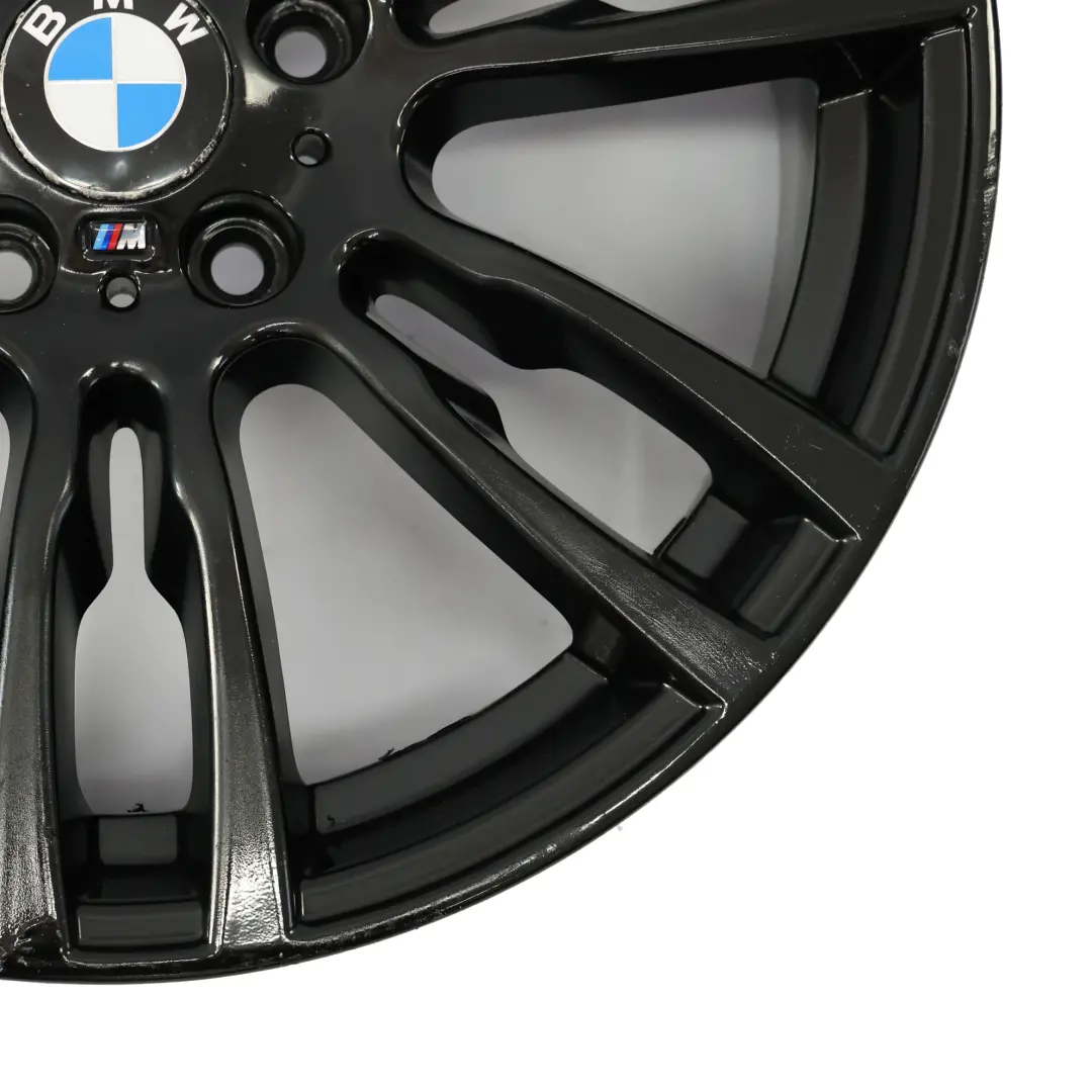 BMW F30 F31 F32 Black Alloy Wheel Rim 19" 8J ET:36 M Star Spoke 403 7845882