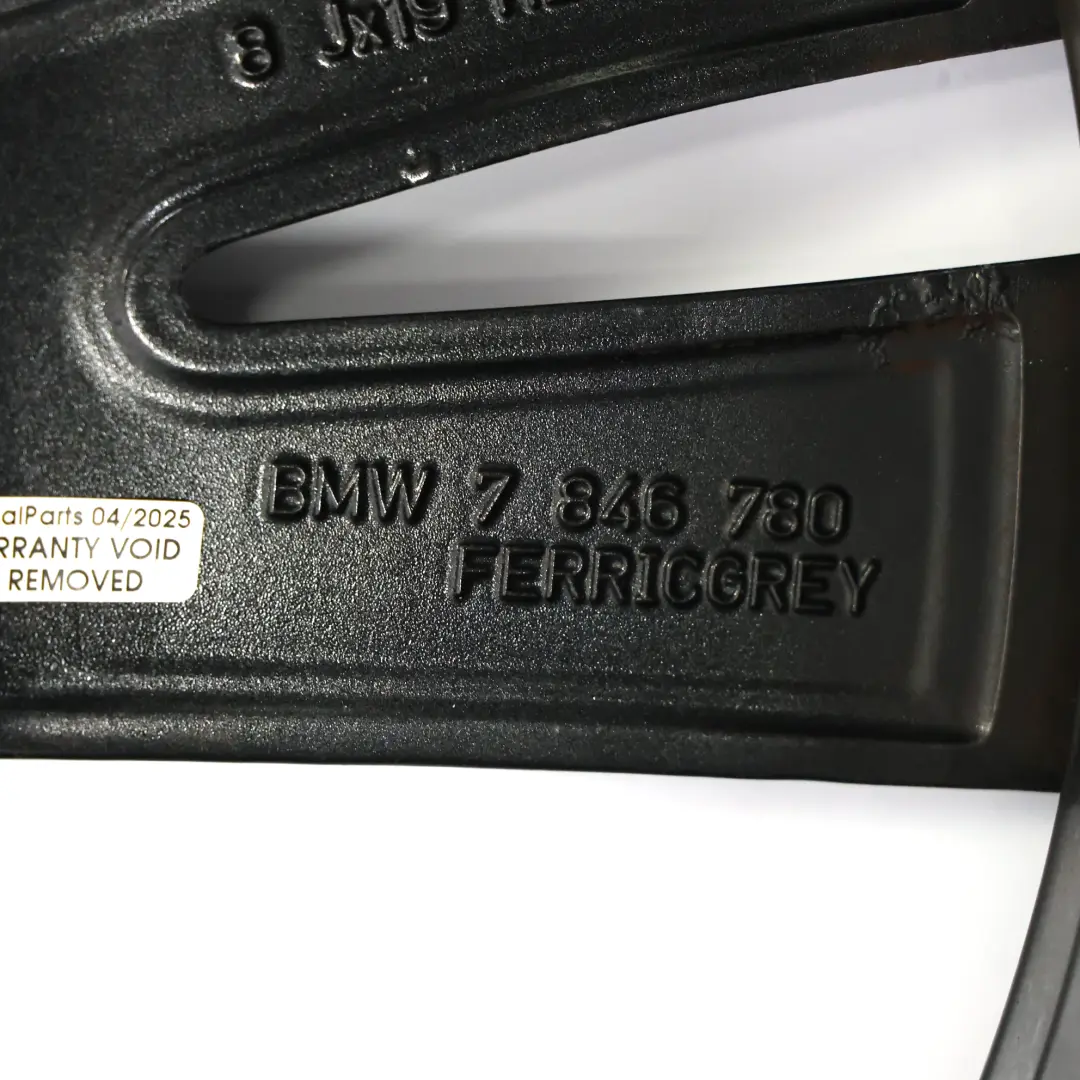 BMW F30 Ferricgrey Leichtmetallfelge 19" M Doppelspeiche 442 8J ET:36 7846780