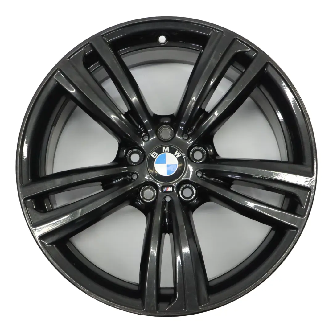BMW F30 F31 F32 Rear Black Alloy Wheel Rim 19" 8,5J ET:47 M Styling 442 7846781