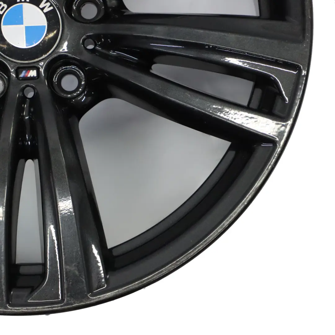 BMW F30 F31 F32 Rear Black Alloy Wheel Rim 19" 8,5J ET:47 M Styling 442 7846781