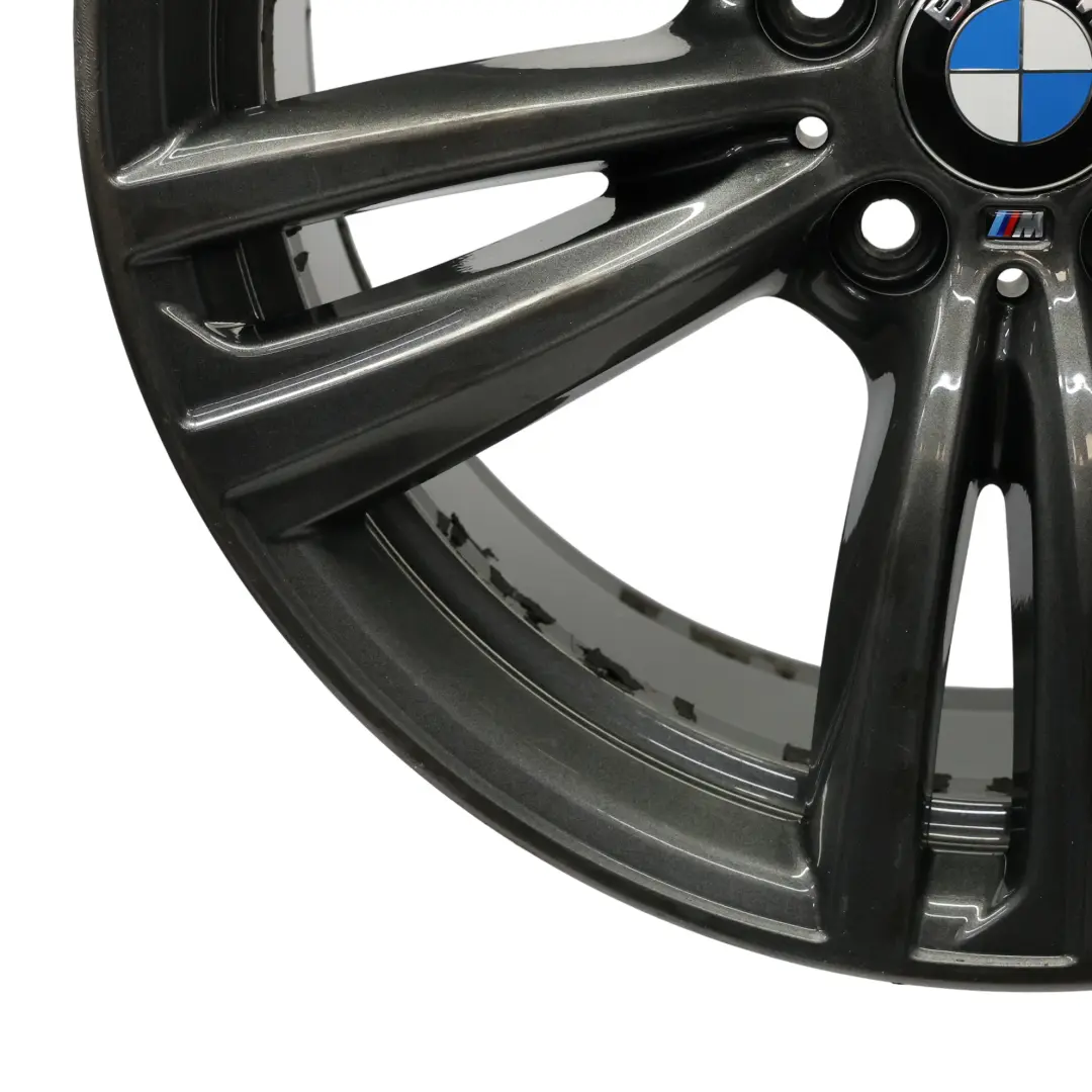 BMW F30 F32 Ferricgrey Rear Alloy Wheel Rim 19" 8,5J ET:47 M Double Spoke 442