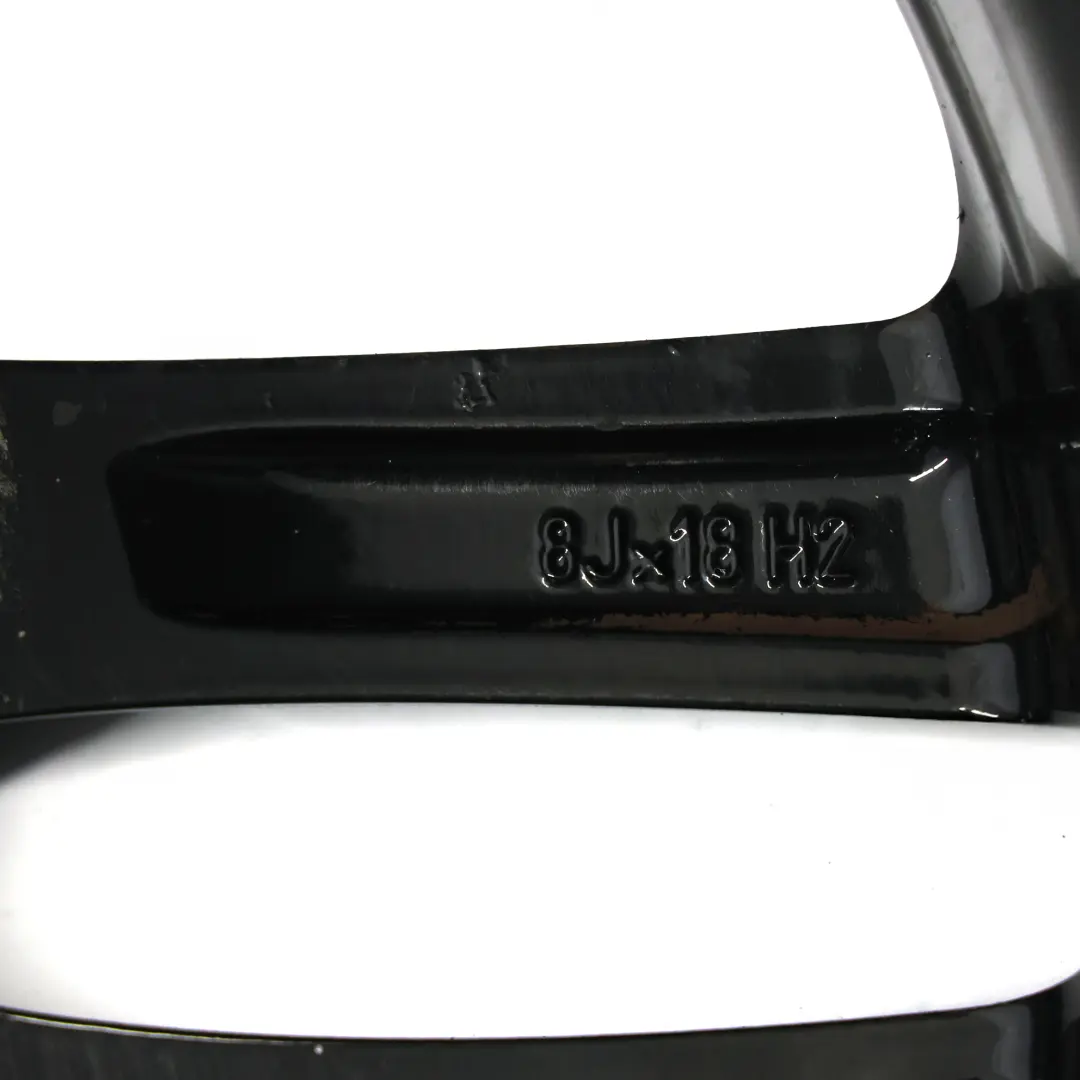 BMW F20 F21 Cerchio posteriore lega nera 18" ET:52 8J M Doppie razze 461 7846785