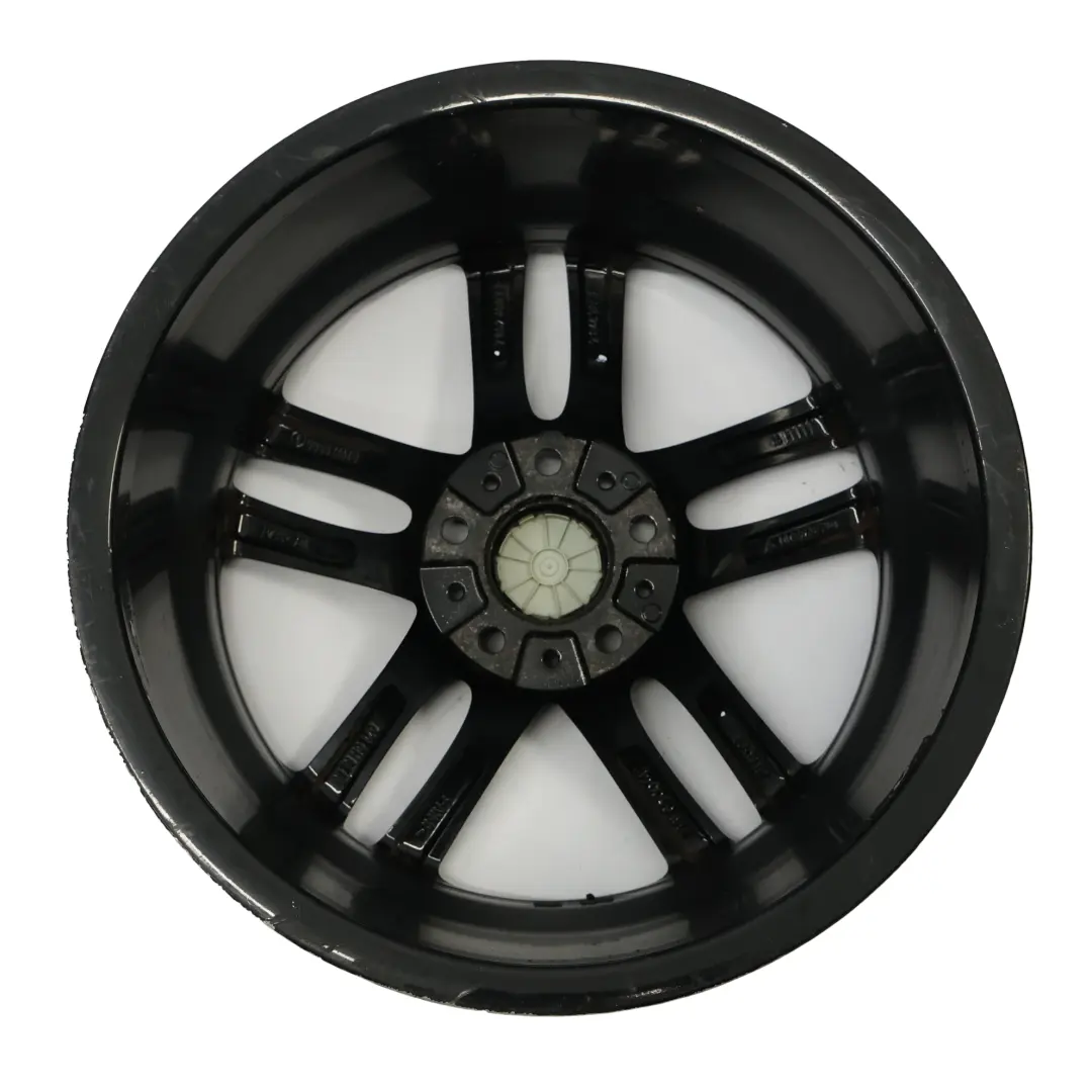 BMW F20 F21 Cerchio posteriore lega nera 18" ET:52 8J M Doppie razze 461 7846785